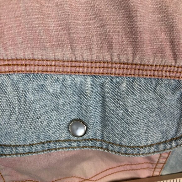 Vintage 80's Absolutely‎ No! Jeans Authentic Womens Collard Shirt Size Large - Picture 4 of 7